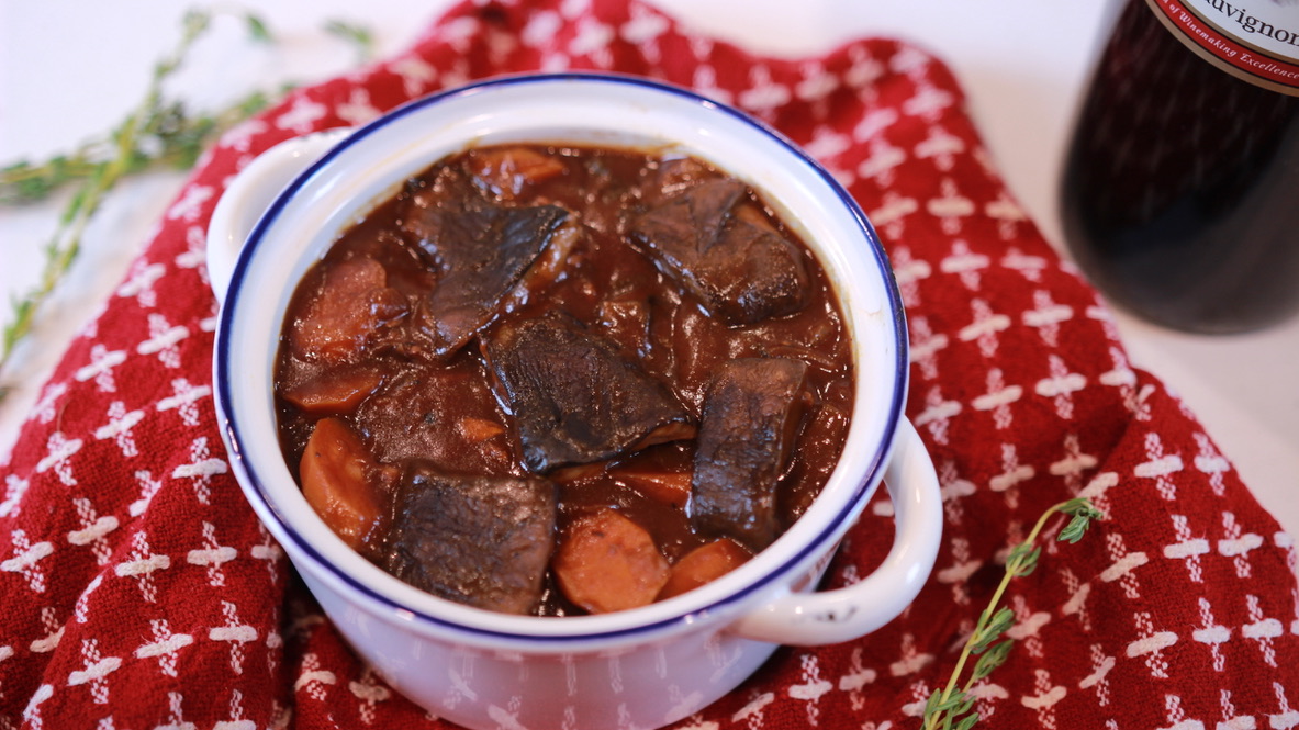 Vegan Beef Bourguignon