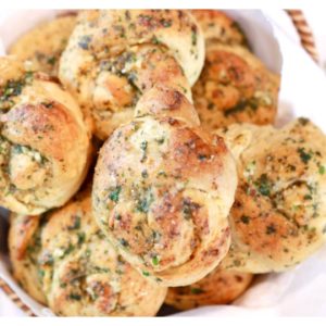 Vegan Parmesan Garlic Knots