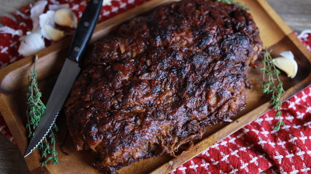 Oven Roasted Vegan Brisket