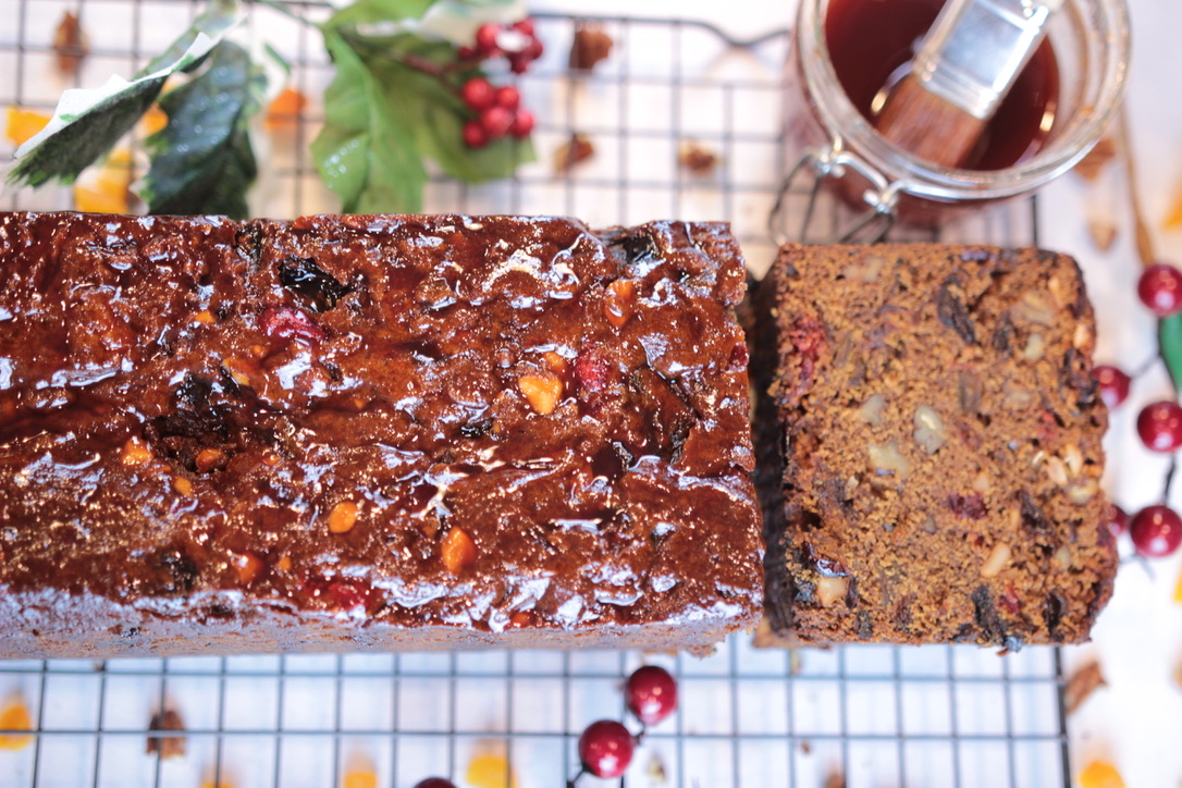 Vegan Christmas Fruit Cake