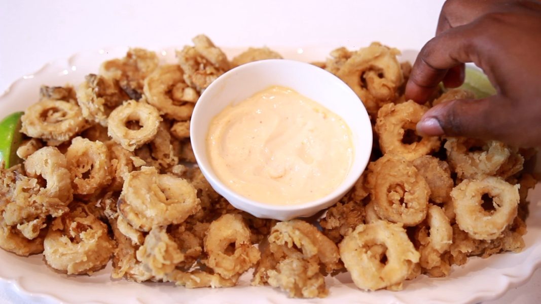 vegan fried calamari