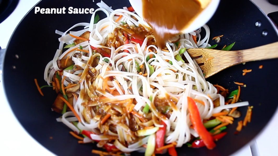 Vegan Spicy Thai Noodles