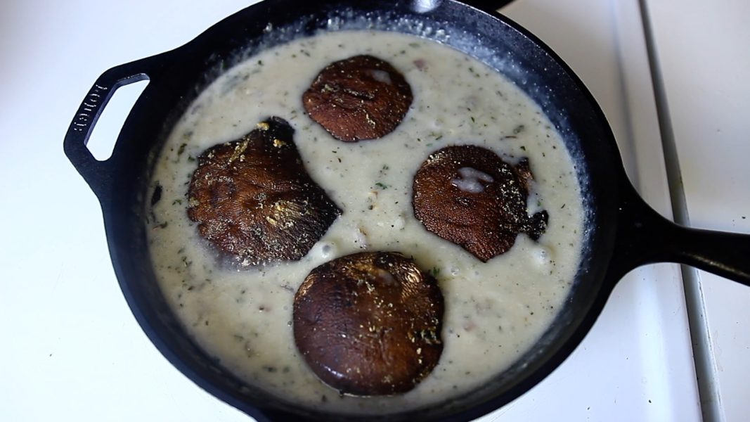 Vegan Creamy Parmesan Herb 'Chicken'