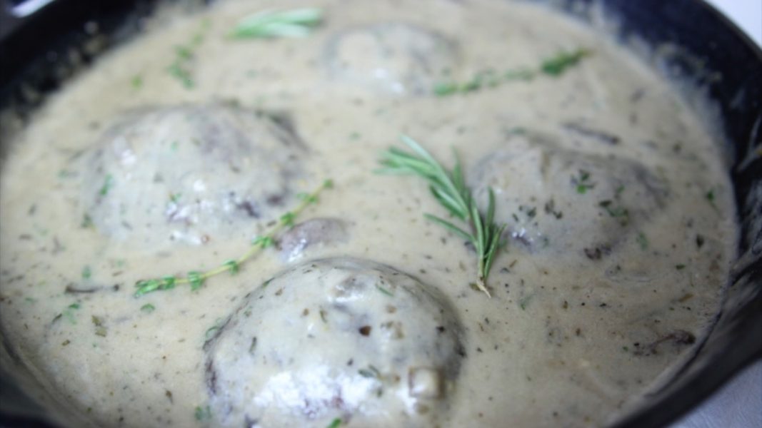 Vegan Creamy Parmesan Herb 'Chicken'