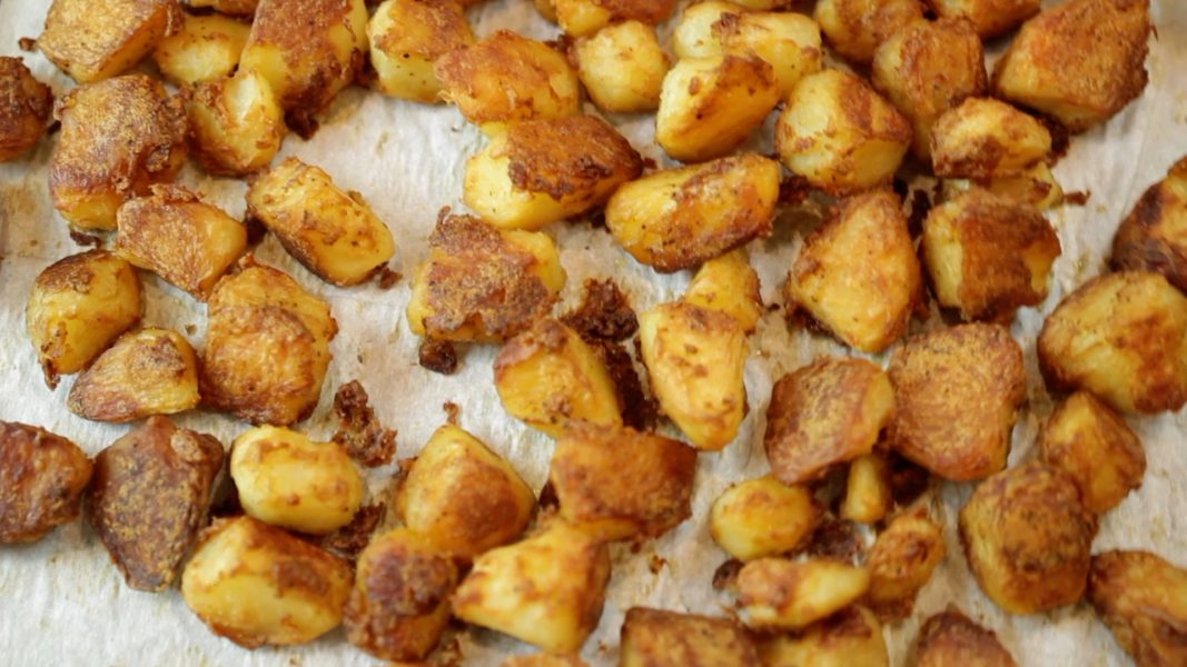 Crispy oven roasted potatoes