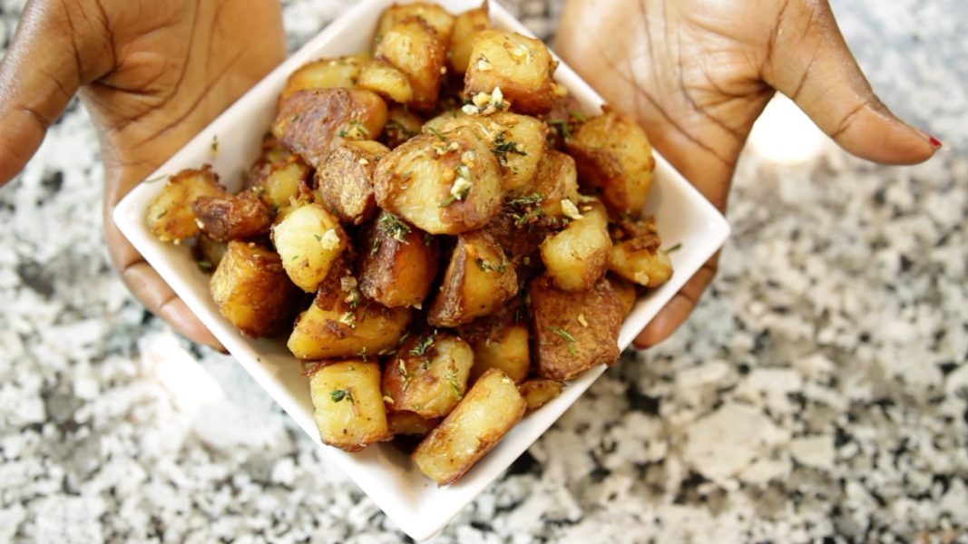 Crispy oven roasted potaoes