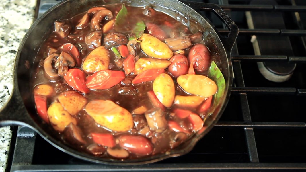 Red Wine Potato Stew