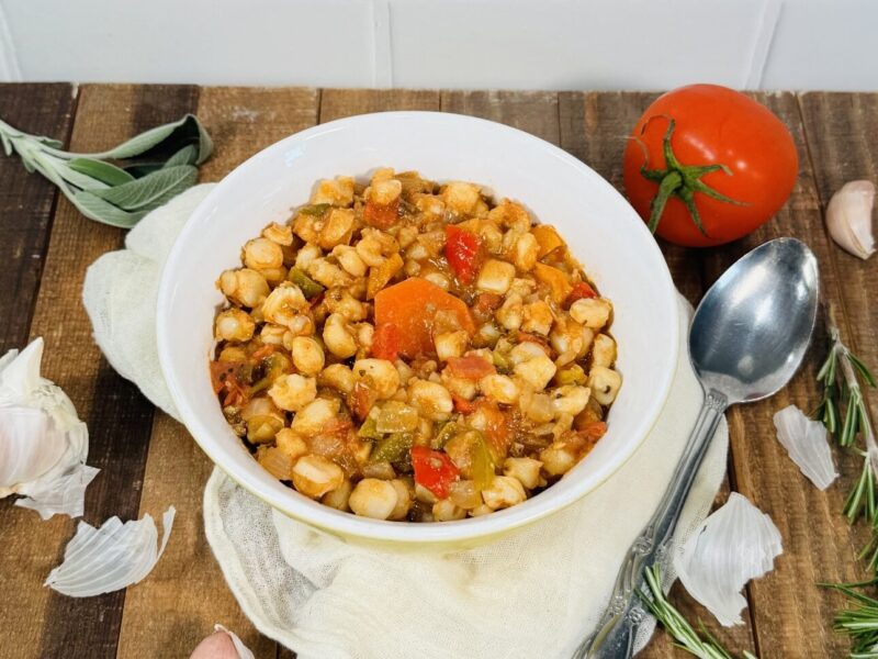 Vegan Hominy Stew