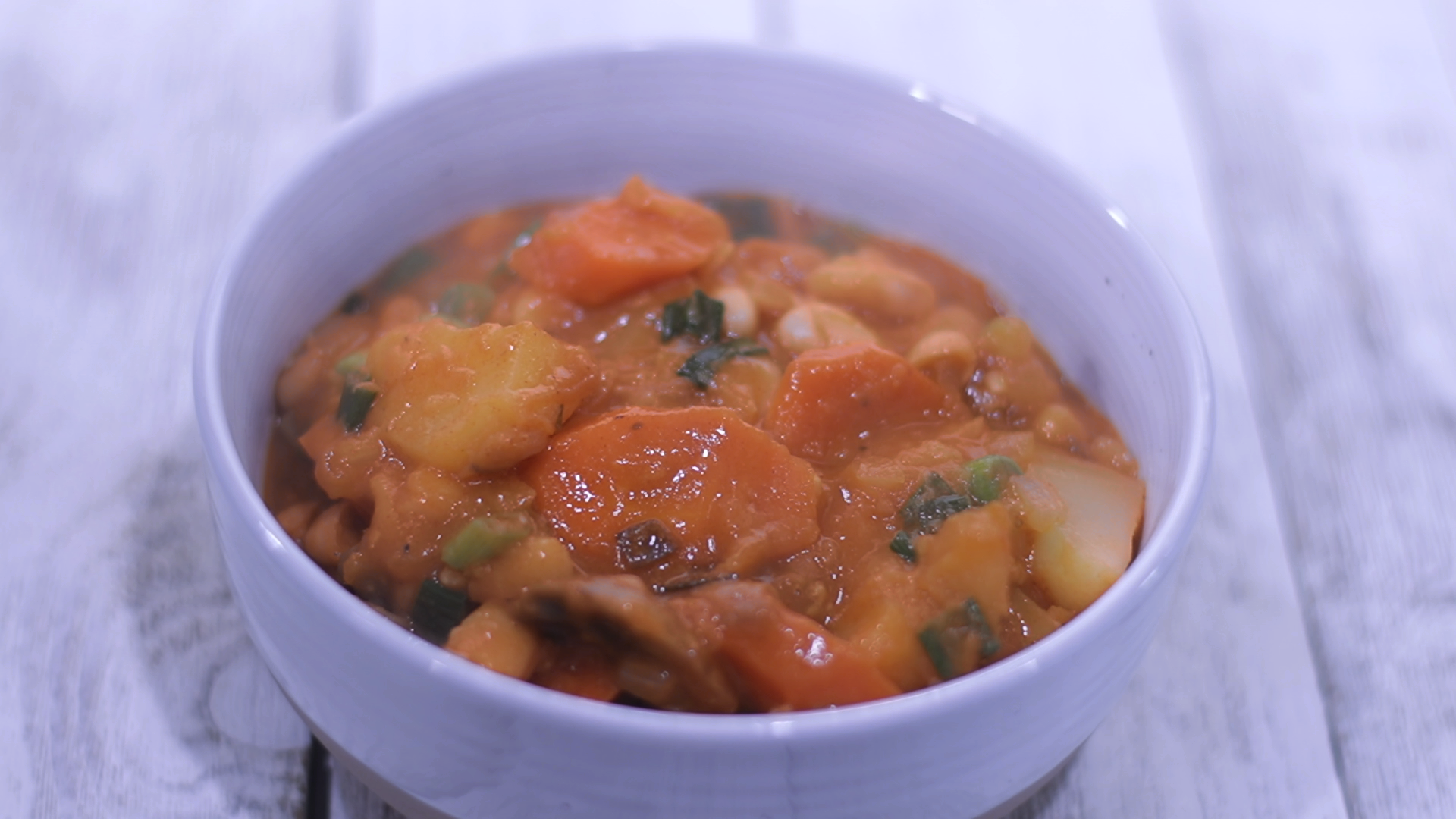 vegan beans and potato stew