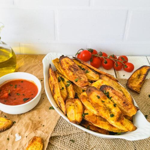 Baked No-Fry Plantain