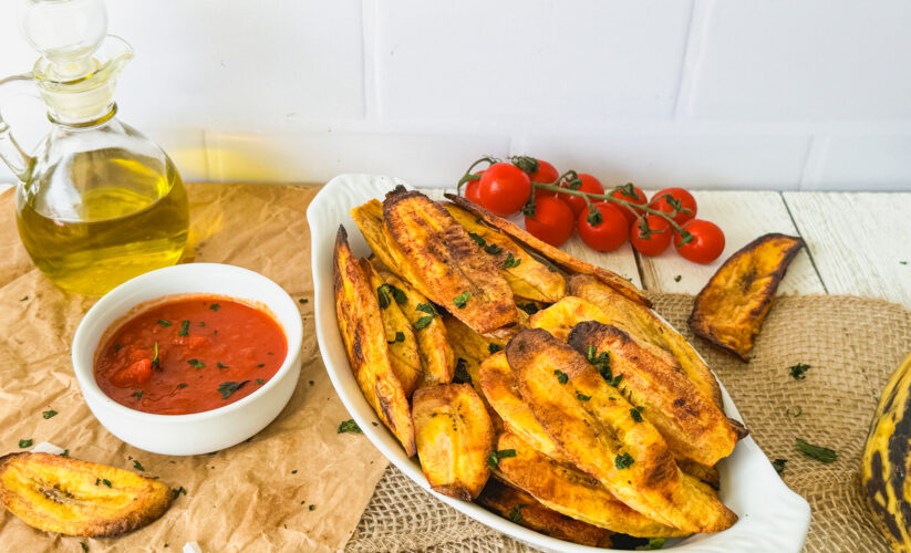 Baked No-Fry Plantain