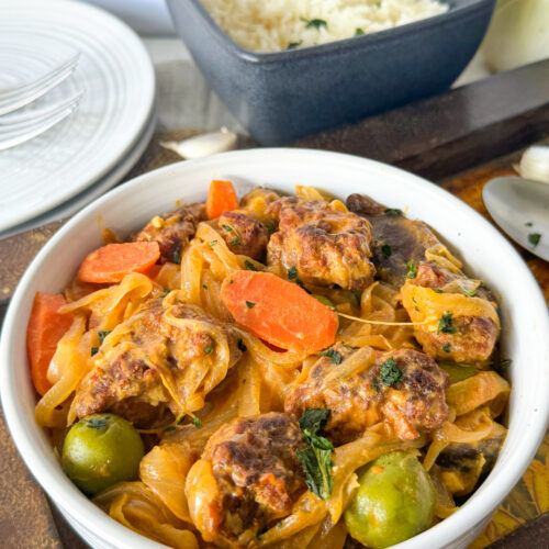 Vegan Chicken Yassa